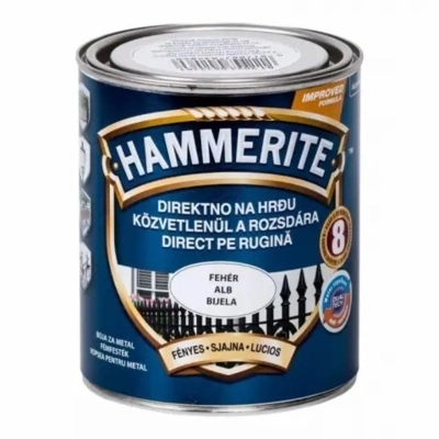 Hammerite Fényes Fehér 0,75 L