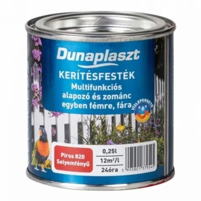 Dunaplaszt Keritesf. Piros 0,25L