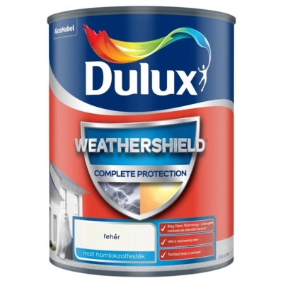 Dulux Weathershield Complete Protection homlokzatfesték Fehér 0,9 L