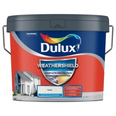 Dulux Weathershield Complete Protection homlokzatfesték Fehér 9 L