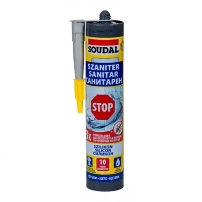 Soudal szaniter Szilikon átlátszó 280ml