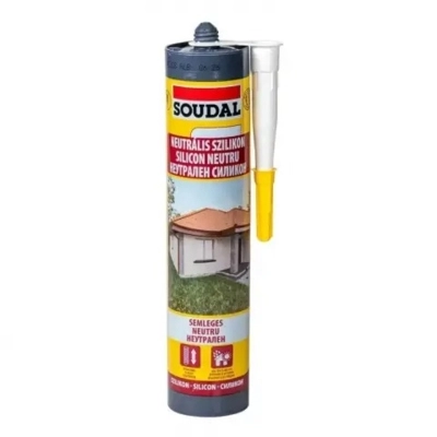 Soudal Neutrális szilikon átlátszó 280ml