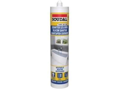 Soudal szaniter neutrális szilikon 280ml fehér
