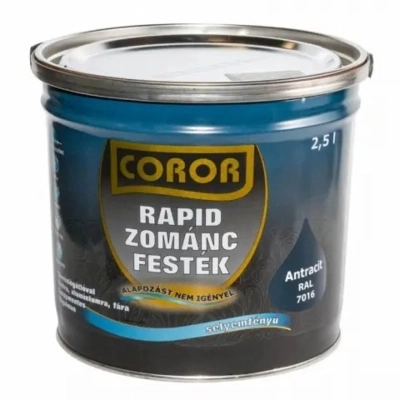 Coror Rapid Zománcfesték Antracit 2,5L 7016