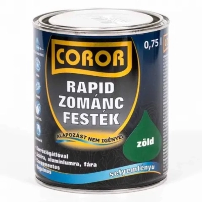 Coror Rapid Zománcfesték Zöld Ral 6001 0,75L