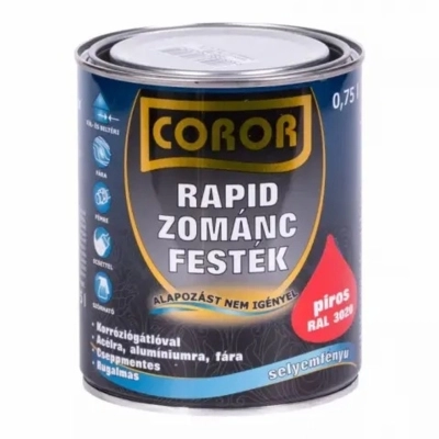 Coror Rapid Zománcfesték Piros 0,75l