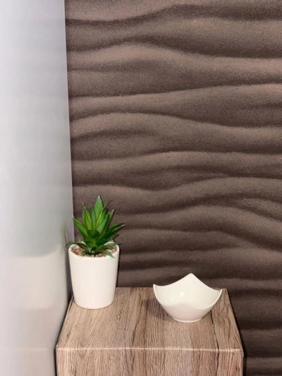 Barna hullámos design tapéta 438703 