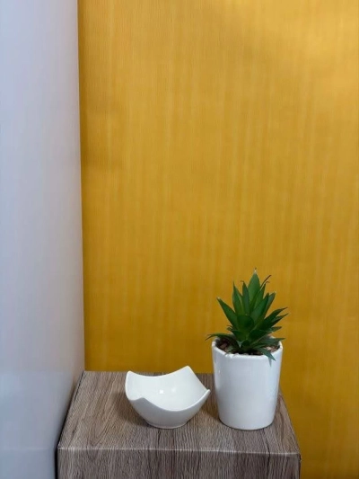 Bordázott sárga tapéta modern stílusban 5797-60 