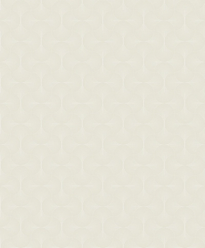 Elegáns Geometriai Mintás Krém Vlies Tapéta DT-FA3001