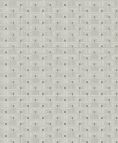 Elegáns Art Deco Geometriai Mintás Szürke Vlies Tapéta F-PL3002