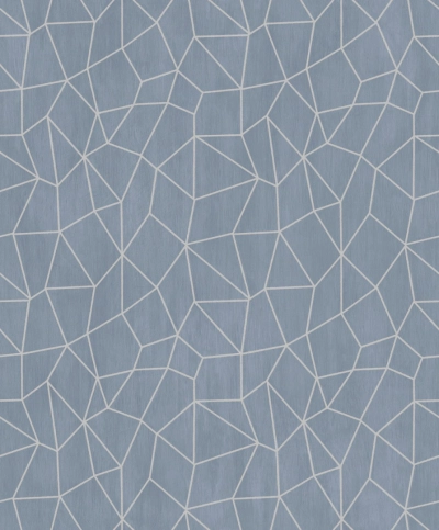 Világoskék/Kékes-szürke geometriai mintás vlies tapéta G67697