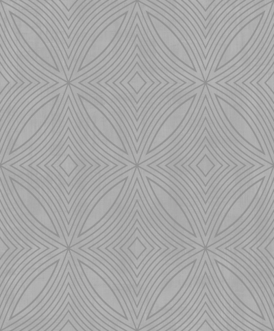 Szürke íves geometriai mintás vlies tapéta G67722
