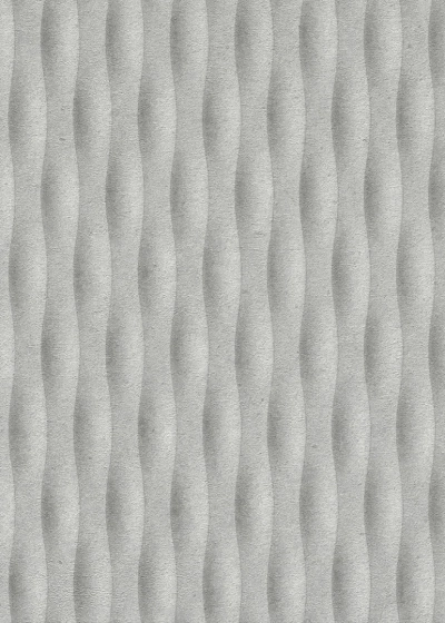 3D hatású, függőleges hullámmintás vlies tapéta, fehéresszürke / platina 10523-31