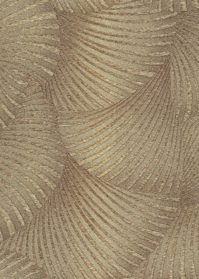 Legyezőmintás vlies tapéta, meleg arany / bronz 10525-30